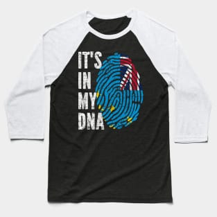 IT'S IN MY DNA Tuvalu Flag Men Women Kids Baseball T-Shirt